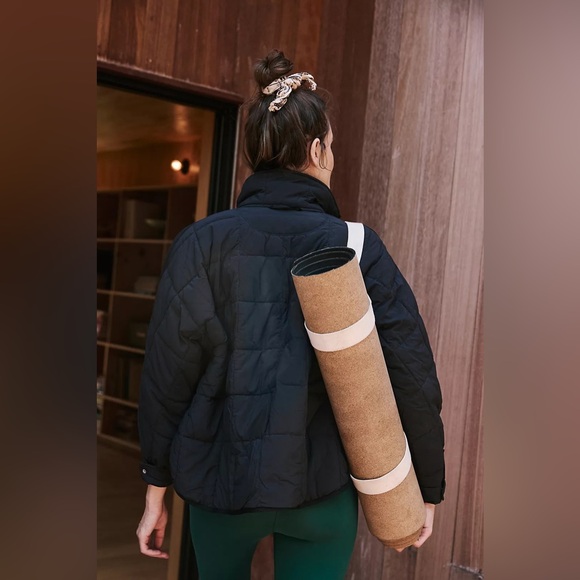 Free People FP Movement x Hatch Pippa Packable Puffer Black XS NWT Maternity - Picture 3 of 9